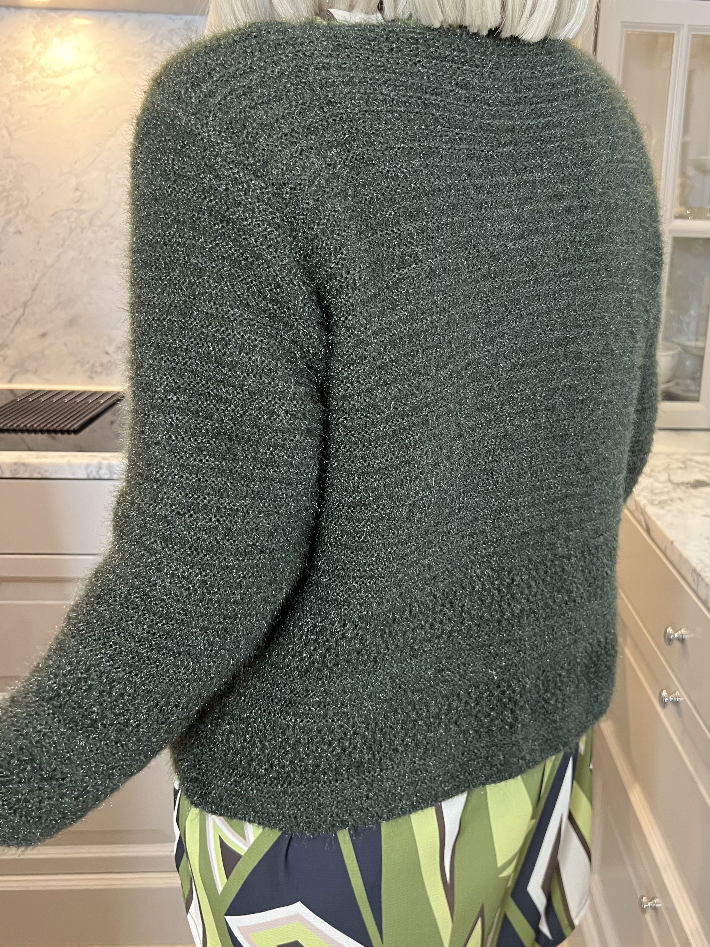 Melly - Mjuk kofta med en knapp